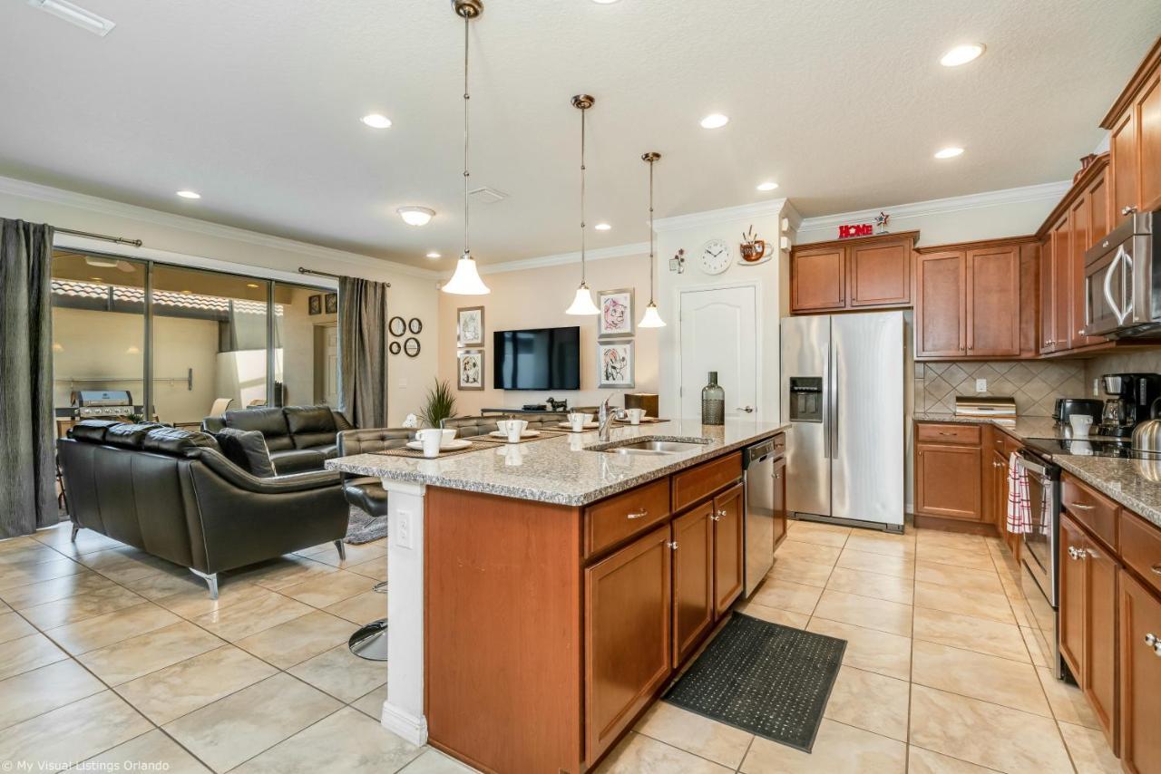 5-Bedroom Home With Private Pool -15 Mins From Disney- Орландо Екстериор снимка